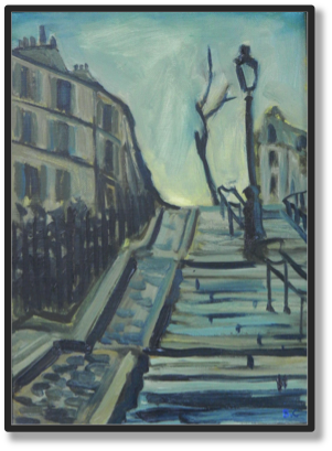 Escaliers de la rue Paul Albert Montmartre, 1999
